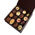Bonboniera-16pralinejev-v-škatlici-z-magnetom-rjava-LaChocolate